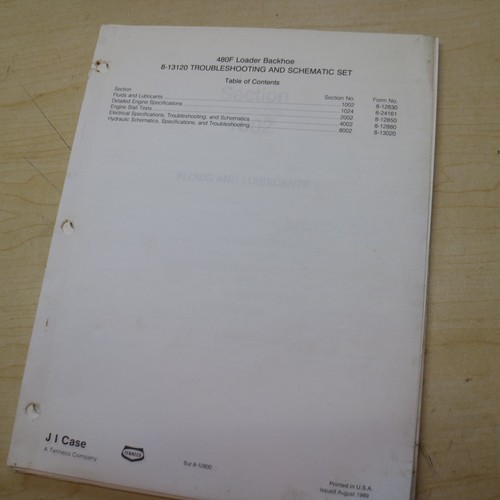 1989 case 480f - 1989,