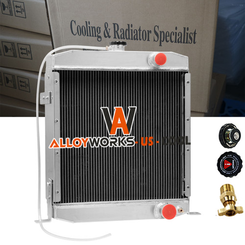 Row core aluminum radiator - aluminum,